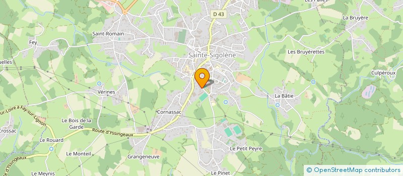 localisation de l'entreprise INDIVISION SABOT JEAN LOUIS à SAINTE-SIGOLENE