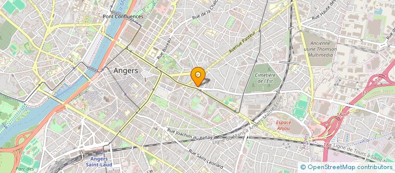 localisation de l'entreprise INDIVISION SABOURIN ANGERS à ANGERS