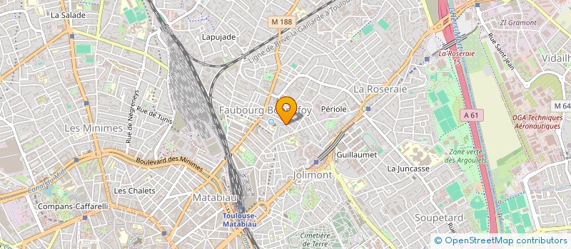 localisation de l'entreprise INDIVISION SAFFON RENAUD ET CALAS ANOUCK  TOULOUSE