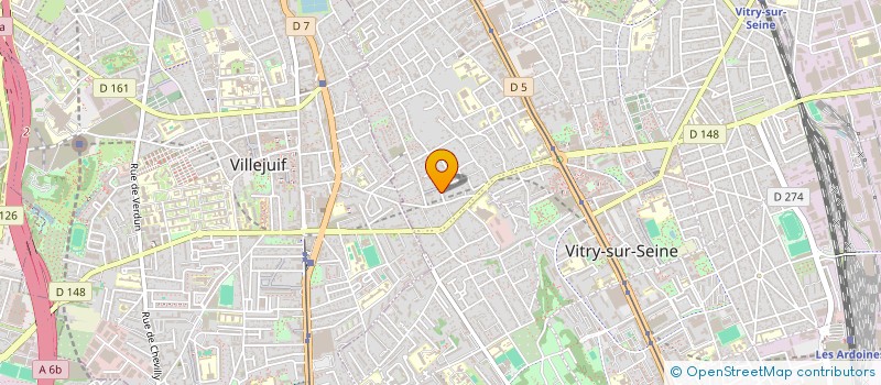 localisation de l'entreprise INDIVISION SAGALOW/BITTON LMNP  VITRY-SUR-SEINE