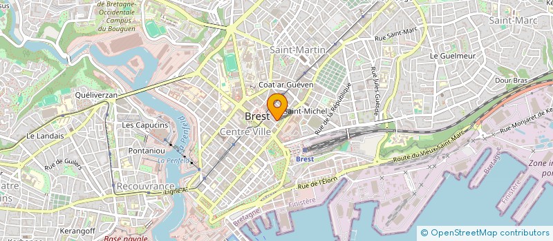 localisation de l'entreprise INDIVISION SAGET à BREST