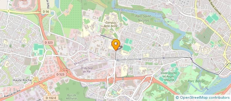 localisation de l'entreprise INDIVISION SAGON GONFOND à ANGERS