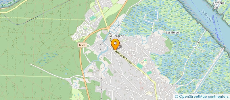 localisation de l'entreprise INDIVISION SAGOT  LA TREMBLADE