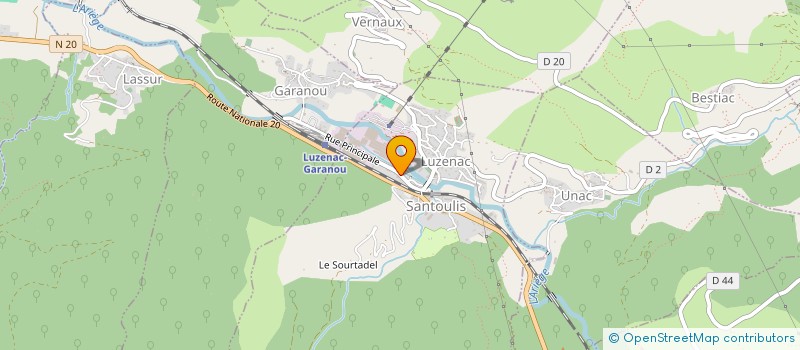 localisation de l'entreprise INDIVISION SAHUQUET à LUZENAC