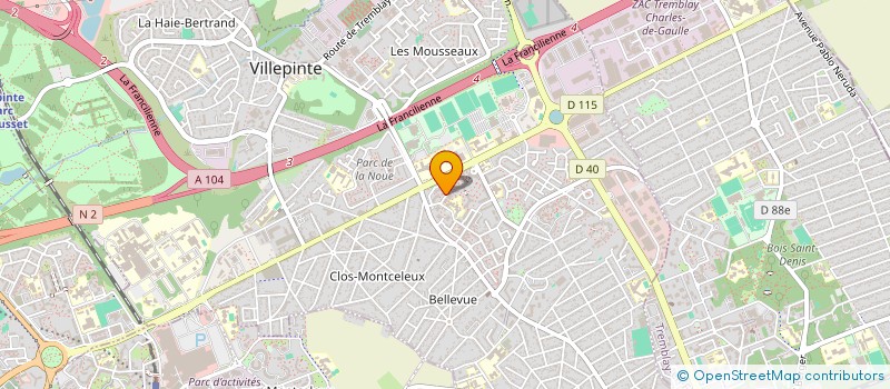 localisation de l'entreprise INDIVISION SAID à VILLEPINTE