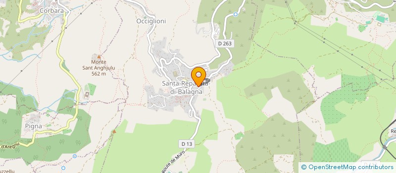 localisation de l'entreprise INDIVISION SAILLANT PILLET à SANTA-REPARATA-DI-BALAGNA