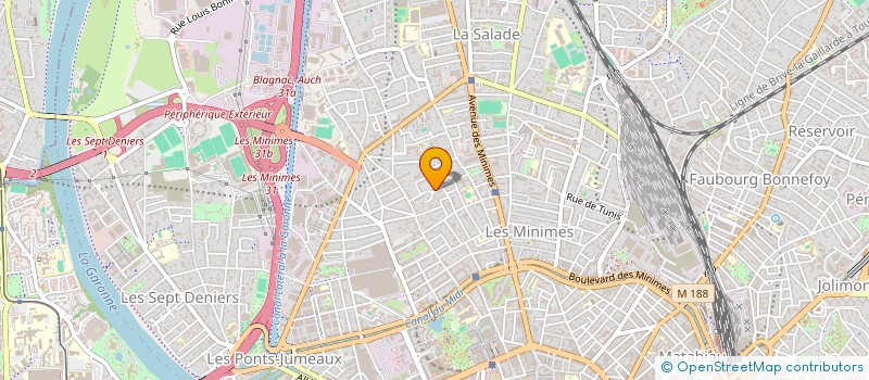localisation de l'entreprise INDIVISION SAINMONT à TOULOUSE