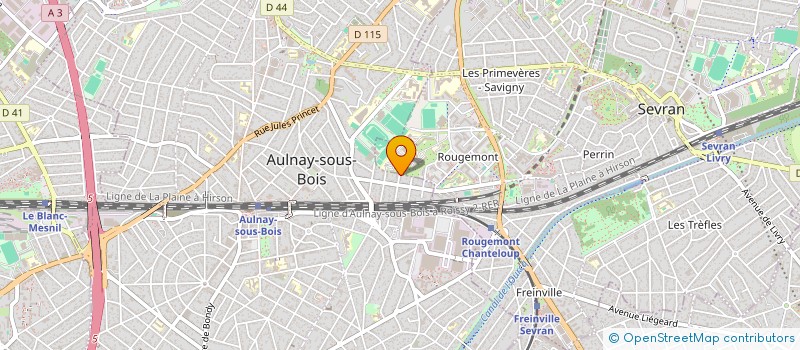 localisation de l'entreprise INDIVISION SAINT AIME STRAZZA à AULNAY-SOUS-BOIS