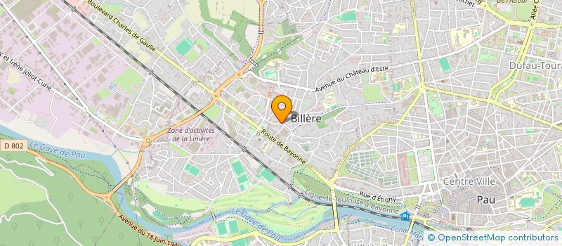 localisation de l'entreprise INDIVISION SAINT CRICQ  BILLERE