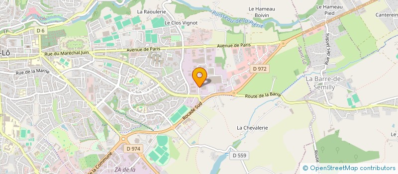 localisation de l'entreprise INDIVISION SAINT CRICQ BURTIN  SAINT-LO