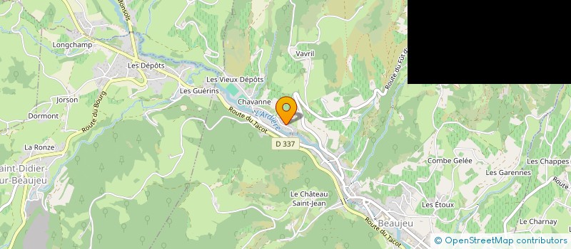 localisation de l'entreprise INDIVISION SAINT DIDIER  QUINCIE-EN-BEAUJOLAIS