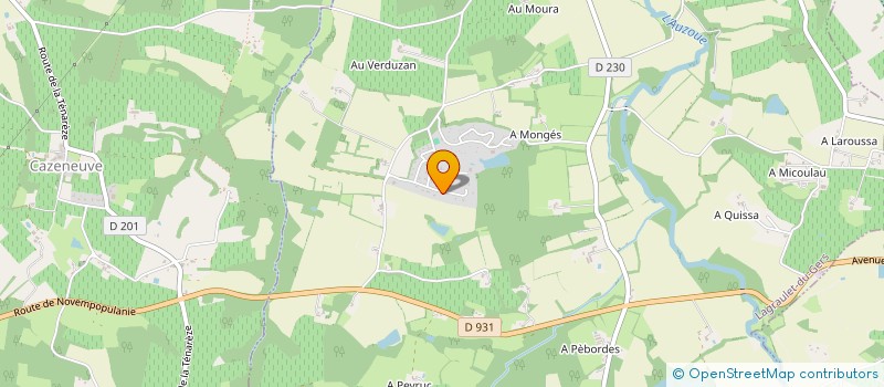 localisation de l'entreprise INDIVISION SAINT-LOUBERT  LAGRAULET-DU-GERS