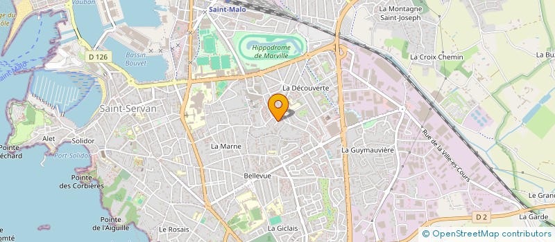 localisation de l'entreprise INDIVISION SAINT-MALO  SAINT-MALO