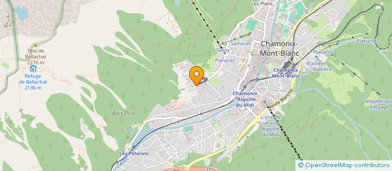 localisation de l'entreprise INDIVISION SAINTIGNY TORQUEBIAU  CHAMONIX-MONT-BLANC