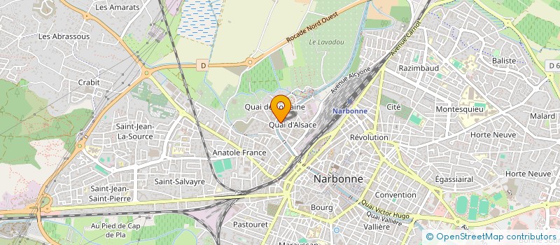 localisation de l'entreprise INDIVISION SALABERT VINCENT ET ALEXANDRA  NARBONNE