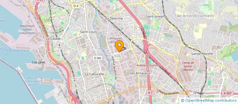 localisation de l'entreprise INDIVISION SALAMAGNE à MARSEILLE