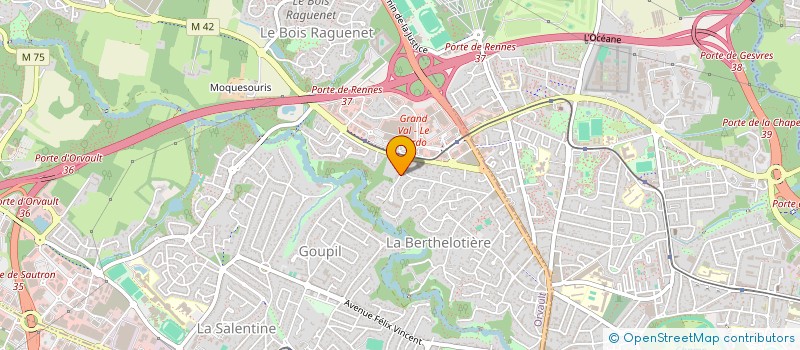 localisation de l'entreprise INDIVISION SALAUN à ORVAULT