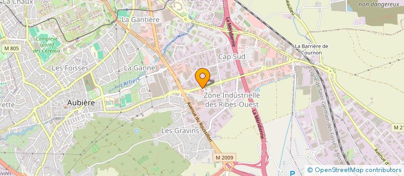 localisation de l'entreprise INDIVISION SALESSE VINCENT ET STEPHANE  AUBIERE