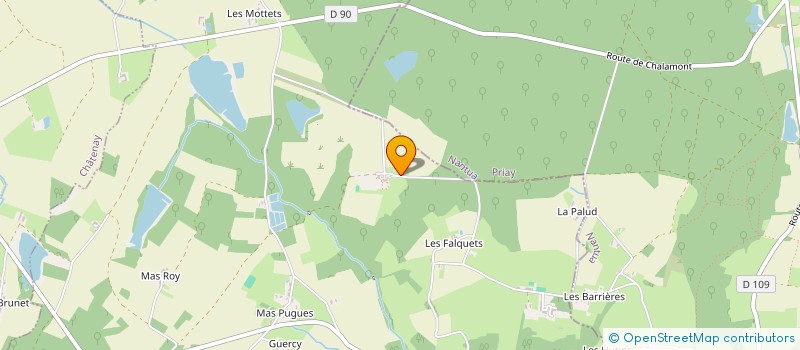 localisation de l'entreprise INDIVISION SALICHON - MOUTONNIERE  VILLETTE-SUR-AIN