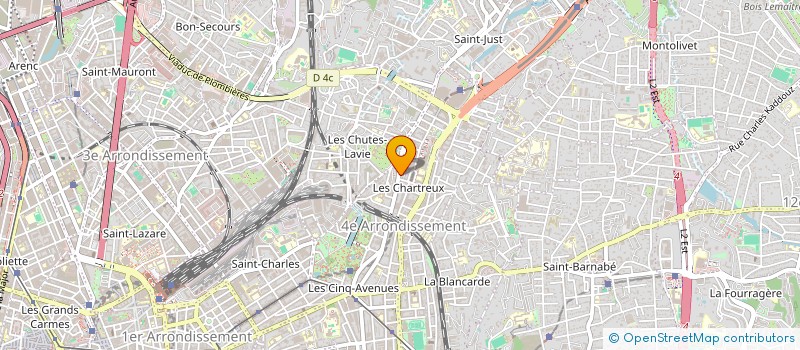 localisation de l'entreprise INDIVISION SALIGNAC  MARSEILLE