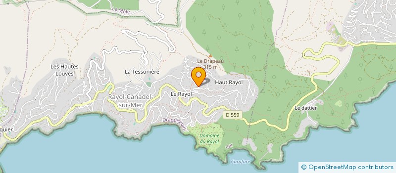 localisation de l'entreprise INDIVISION SALIGNON & MONTEL à RAYOL-CANADEL-SUR-MER