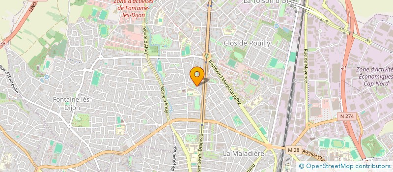 localisation de l'entreprise INDIVISION SALLE à DIJON