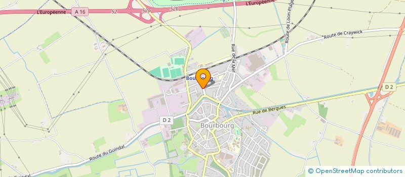 localisation de l'entreprise INDIVISION SALLE  BOURBOURG