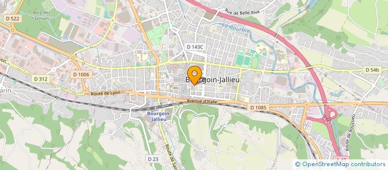 localisation de l'entreprise INDIVISION SALLEMAND - ROY  BOURGOIN-JALLIEU