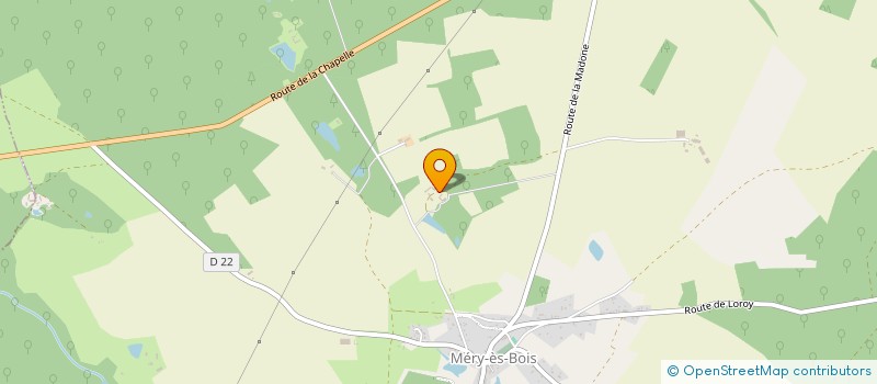 localisation de l'entreprise INDIVISION SALLES  MERY-ES-BOIS