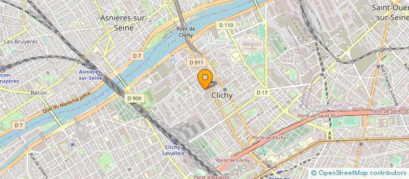 localisation de l'entreprise INDIVISION SALMI OURIDA KARIMA MOHAMED à CLICHY