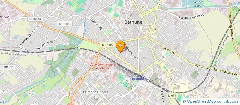 localisation de l'entreprise INDIVISION SALOMEZ  BETHUNE