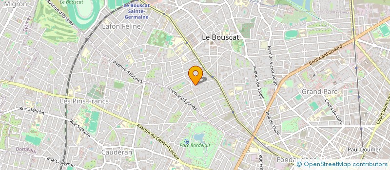 localisation de l'entreprise INDIVISION SALVADO ERIC ET SALVADO JULIE  LE BOUSCAT