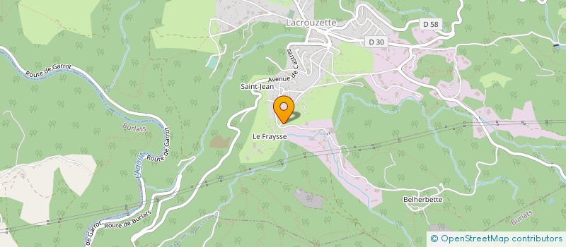 localisation de l'entreprise INDIVISION SALVETAT  LACROUZETTE