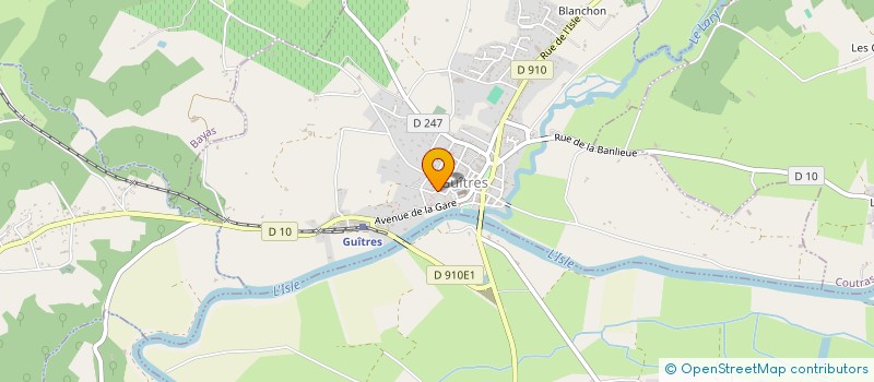 localisation de l'entreprise INDIVISION SAMBOURG / MONNIER  GUITRES