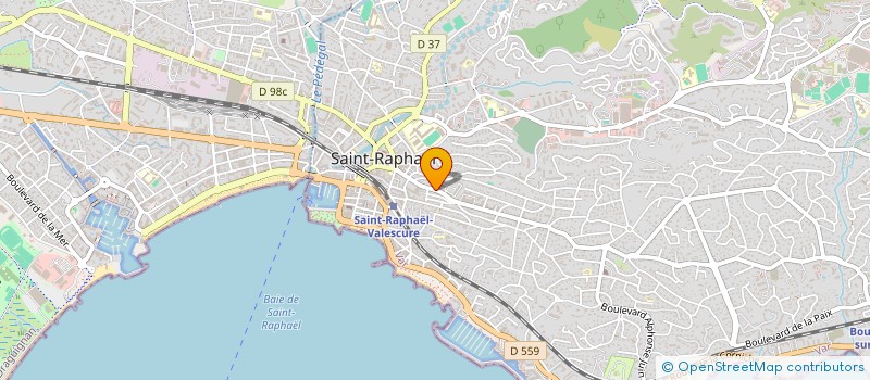 localisation de l'entreprise INDIVISION SAMBUCHINI  SAINT-RAPHAEL