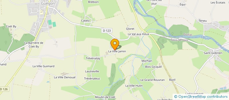 localisation de l'entreprise INDIVISION SAMSON à GUEGON