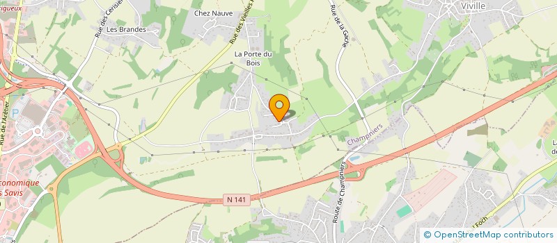 localisation de l'entreprise INDIVISION SAMSON SIMON ET HESEL DELPHINE  CHAMPNIERS