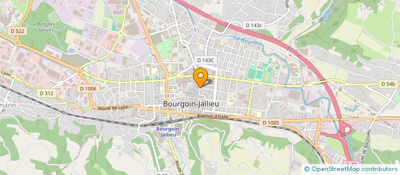 localisation de l'entreprise INDIVISION SANCHEZ INTERSTICE  BOURGOIN-JALLIEU