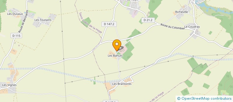 localisation de l'entreprise INDIVISION SANDRIN à ST LUBIN DE LA HAYE