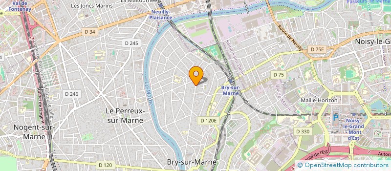 localisation de l'entreprise INDIVISION SANH-SAUNIER  BRY-SUR-MARNE