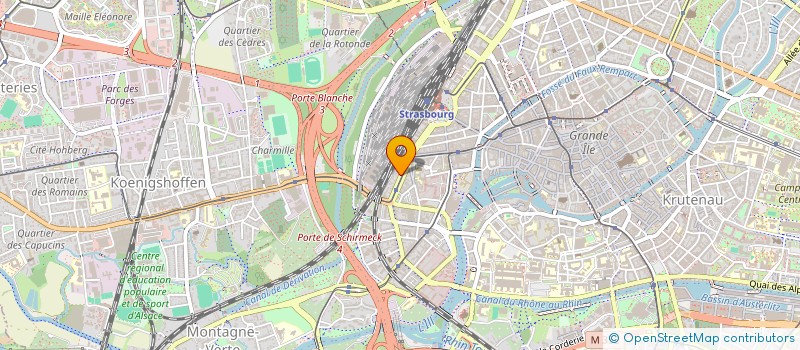 localisation de l'entreprise INDIVISION SANTAMARIA HOUZELLE  STRASBOURG