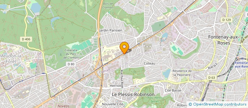 localisation de l'entreprise INDIVISION SANTANA FREDERIC ET LORVIN  PALAISEAU