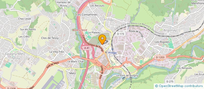 localisation de l'entreprise INDIVISION SAOUMA à ANNECY