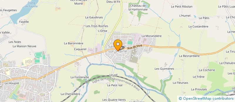 localisation de l'entreprise INDIVISION SARAH LAURENT / EMILIEN BOTTE  SAINT-JEAN-SUR-VILAINE