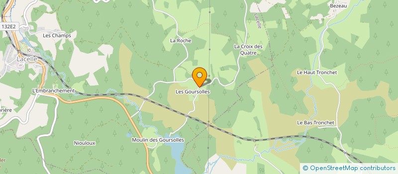 localisation de l'entreprise INDIVISION SARRAZIN FRERES  LACELLE