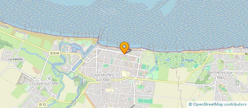 localisation de l'entreprise INDIVISION SARVA  COURSEULLES-SUR-MER