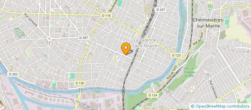 localisation de l'entreprise INDIVISION SAULNIER  SAINT-MAUR-DES-FOSSES