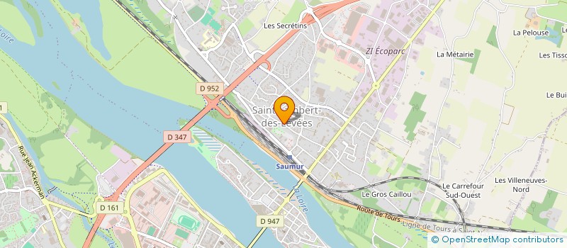 localisation de l'entreprise INDIVISION SAUMUR  SAUMUR