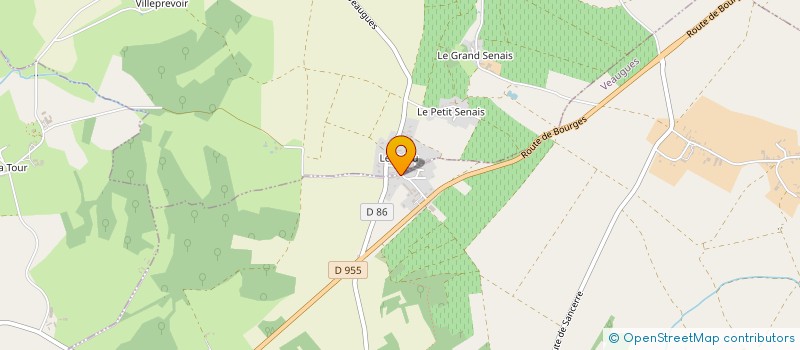 localisation de l'entreprise INDIVISION SAUNY JEANINE ET ERIC  CREZANCY-EN-SANCERRE