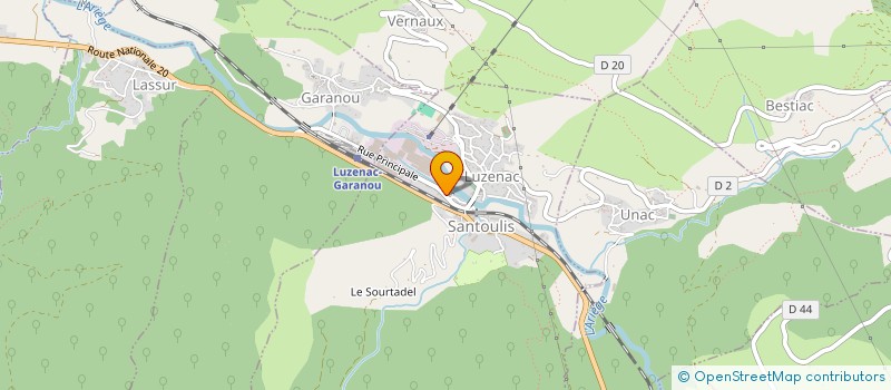 localisation de l'entreprise INDIVISION SAURAT POSSOZ à LUZENAC